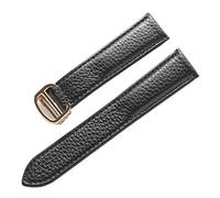 BNCXMO Banda de reloj para tanque solo hombres Lady desplegador de despliegue Correa de cuero genuino Cinturón de brazalete de cuero suave 20 mm 22 mm 23 mm