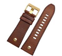 BNCXMO Banda de vigilancia de 28 mm Pulsero de cuero Genuino Diesel Reloj Strap Wutwatches Band para DZ7193 DZ7214 DZ7311 DZ7312 DZ7313 Corola de reloj