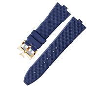 BNCXMO Banda de vigilancia de goma FKM FKM Senior para 4500V 5500V 7900 Corcha de reloj VC boca convexa de 7 mm Banda de relojes de pulsera