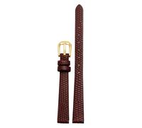 BNCXMO Brazalete de banda de reloj de cuero genuino 6 mm 8 mm 10 mm 12 mm Lizards Reloj Correa de cuero Pequeño reloj de pulsera Pina de cinturón