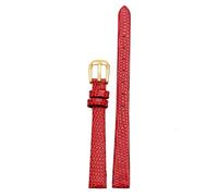 BNCXMO Brazalete de banda de reloj de cuero genuino 6 mm 8 mm 10 mm 12 mm Lizards Reloj Correa de cuero Pequeño reloj de pulsera Pina de cinturón