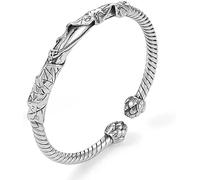 BNCXMO Cadena de brazalete de brazalete, brazalete de brazalete de plata, brazalete de planta de plata, pulsera de brazalete de loto de plata.