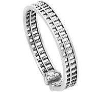 BNCXMO Cadena de brazalete de brazalete, brazalete de brazalete de plata de ajustable, damas 925 pulsera plateada de brazalete ajustable manzana de brazalete hueco pulseras chinas huecas