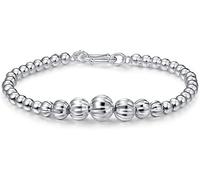 BNCXMO Cadena de brazalete de brazalete, brazalete de brazalete de plata, pulsera de plata esterlina, pulsera de plata exquisita pulsera de plata de calabaza.