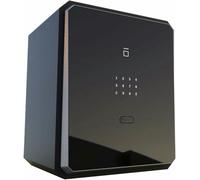 BNCXMO Caja de Seguridad biométrica, Pantalla de Seguridad electrónica de Pantalla de táctil Inteligente, Bloqueo de Llave de Seguridad Doble y contraseña