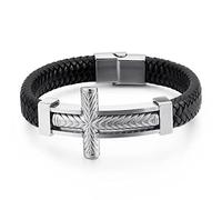 BNCXMO Charm brazalete de encanto para hombres, pulseras del festival de pulseras multicapa de brazalete Familia de muñeca acero inoxidable con cierre magnético