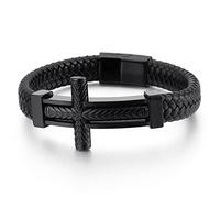 BNCXMO Charm brazalete de encanto para hombres, pulseras del festival de pulseras multicapa de brazalete Familia de muñeca acero inoxidable con cierre magnético