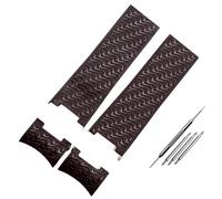 BNCXMO Cinturón de banda de muñequera de muñeca de goma impermeable de 22x20 mm y marina