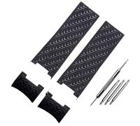 BNCXMO Cinturón de banda de muñequera de muñeca de goma impermeable de 22x20 mm y marina