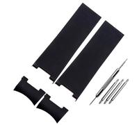 BNCXMO Cinturón de banda de muñequera de muñeca de goma impermeable de 22x20 mm y marina