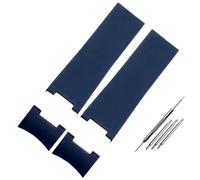 BNCXMO Cinturón de banda de muñequera de muñeca de goma impermeable de 22x20 mm y marina