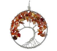 BNCXMO Collar de chakra7 Piedras de Chakra Collares de Cristal Colgantes de Piedra Natural de Piedra Natural Collar Colgante para Mujeres Joyas curativas