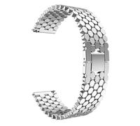 BNCXMO Correa de acero inoxidable de 22 mm de 20 mm para Galaxy Watch 3 45 mm de banda de banda S3 Active 2 para Bands Watch Bands de Bracelet