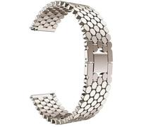 BNCXMO Correa de acero inoxidable de 22 mm de 20 mm para Galaxy Watch 3 45 mm de banda de banda S3 Active 2 para Bands Watch Bands de Bracelet