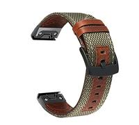 BNCXMO Correa de banda de reloj de cuero de liberación rápida para Fenix 6 6x Pro Fit Fit Strap para Fenix 3 3hr 5x 5 Plus 6 Pro Bracelet