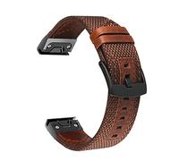 BNCXMO Correa de banda de reloj de cuero de liberación rápida para Fenix 6 6x Pro Fit Fit Strap para Fenix 3 3hr 5x 5 Plus 6 Pro Bracelet