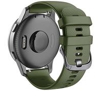 BNCXMO Correa de banda de reloj de silicona para Vivoactive 4 4 4s Forerunner 245 645 Vivoactive 3 Pulsera inteligente 18 20 22 mm Coraja de pulsera