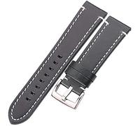 BNCXMO Correa de cuero 18 mm 20 mm 22 mm genuino reloj de cuero correa manual de cinturón de correa