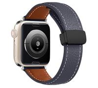 BNCXMO Correa de cuero para banda de reloj 49 mm 41 mm 45 mm 44 mm 42 mm 44 mm Pulsera de 38 mm para iWatch Ultra 2 Series 9 8 7 6 5 4 SE