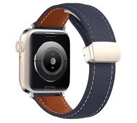 BNCXMO Correa de cuero para banda de reloj 49 mm 41 mm 45 mm 44 mm 42 mm 44 mm Pulsera de 38 mm para iWatch Ultra 2 Series 9 8 7 6 5 4 SE