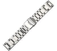 BNCXMO Correa de reloj, 22 mm de 24 mm 26 mm engrosamiento de 5.5 mm de acero inoxidable Correa para la pulsera Mujeres Menores Accesorios de correa de banda de metal Pulsero