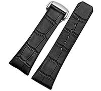 BNCXMO Correa de reloj de cuero genuina para Omega Constellation Serie Double Eagle Men Women 17 mm de 23 mm Banda de vigilancia