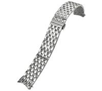 BNCXMO Correa de vigilancia curvada de la banda de vigilancia de 19 mm, para la serie 1853, la cómoda seguridad contra la riega T038 T038430A T038207A Watchands