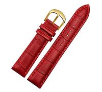 BNCXMO - Correa para reloj de pulsera para mujer, correa de reloj de piel auténtica, 10, 12, 14, 16, 18, 20 bandas, multicolor de 22 mm, 19mm, A