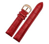 BNCXMO - Correa para reloj de pulsera para mujer, correa de reloj de piel auténtica, 10, 12, 14, 16, 18, 20 bandas, multicolor de 22 mm, 22mm, A