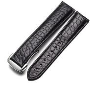BNCXMO Crocodile Leather Watch Strap Men and Women Style para Omega Seahorse Deville 18 mm 19 mm 20 mm Banda de reloj original