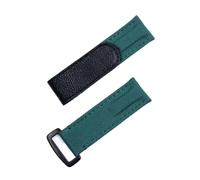 BNCXMO Cuero de tela de nylon 20 mm 21 mmwatchband compatible con banda de reloj