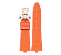 BNCXMO Desmontaje rápido Correa de reloj Fluorubber para series VC 4500V 5500V 7900V Interfaz convexa de 7 mm Banda de vigilancia