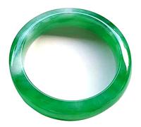 BNCXMO Emerald Emperor Green Jade brazalete para mujeres Bangles de jadeita birmano natural (tamaño: 60 mm)