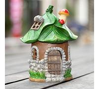 BNCXMO Estatuas de jardín estatuas de jardín estatuas iluminadas de hadas e impermeable de resina adorno para estatuas de decoración de exterior de jardín (color: rosa), púrpura+8 pulgadas
