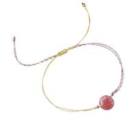 BNCXMO Feng Shui Bracelet Natural Fresa de cuarzo Armonía Armonía Hebilla Antigua Antiguo Tobillera Chakra Gemas Piedras Curación de cuarzo Cristal Pulido Atraer dinero Prosperidad Unisex, B