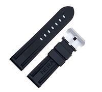 BNCXMO Fluorine Cubón 22 mm Banda de vigilancia de la banda de relojes de 24 mm para la correa de los relojes Panerai
