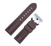 BNCXMO Fluorine Cubón 22 mm Banda de vigilancia de la banda de relojes de 24 mm para la correa de los relojes Panerai