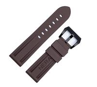 BNCXMO Fluorine Cubón 22 mm Banda de vigilancia de la banda de relojes de 24 mm para la correa de los relojes Panerai