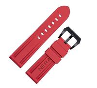 BNCXMO Fluorine Cubón 22 mm Banda de vigilancia de la banda de relojes de 24 mm para la correa de los relojes Panerai