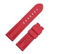 BNCXMO Fluorine Cubón 22 mm Banda de vigilancia de la banda de relojes de 24 mm para la correa de los relojes Panerai