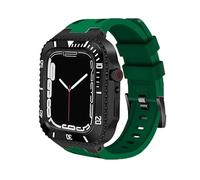 BNCXMO Kit de modificación de 45 mm para Band 8 Case Mod Kit de 44 mm, carcasa de metal de acero, correa de silicona para iWatch Serie 8, 7, 6, 5, 4, 44mm For 6/5/4/SE, A