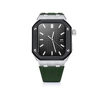 BNCXMO Kit de modificación de casos de lujo de 44 mm para banda 44 Mod Kit Metal Bisel Strap para iWatch 4 5 6 SE Bands Accesorios