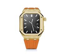 BNCXMO Kit de modificación de casos de lujo de 44 mm para banda 44 Mod Kit Metal Bisel Strap para iWatch 4 5 6 SE Bands Accesorios