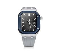 BNCXMO Kit de modificación de casos de lujo de 44 mm para banda 44 Mod Kit Metal Bisel Strap para iWatch 4 5 6 SE Bands Accesorios