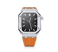 BNCXMO Kit de modificación de casos de lujo de 44 mm para banda 44 Mod Kit Metal Bisel Strap para iWatch 4 5 6 SE Bands Accesorios