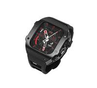 BNCXMO Kit de modificación de la banda para ver la caja de acero inoxidable Ultra 49 mm, para las bandas de vigilancia de goma Sports de Iwatch Series 8 Ultra Recit Sports