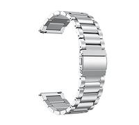 BNCXMO Mira Correa de metal Strap Pulsera de acero inoxidable 20 mm 22 mm Accesorios para el reloj de reemplazo de pulsera de liberación rápida /22 mm/rosa plateada