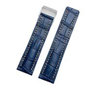 BNCXMO Mira la banda para Breitling Superocean Avenger Navitimer Genuine Real Leather Men Strap Accesorios Mira el cinturón de la pulsera