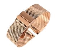 BNCXMO Mira la correa de liberación rápida Mal de liberación rápida Correa de metal de acero inoxidable para hombres y mujeres Ajustable 18 mm, 20 mm, 22 mm /20 mm/rosepink