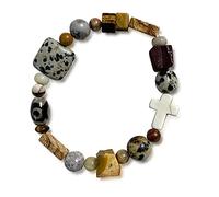 BNCXMO NUEVO NUEVO ANTIGUO DE CAMINO CHINO CHINA CAMINO NATURAL Piedra Tianzhu Pulsera de piedra DIY Joyería con cuentas de estilo nacional